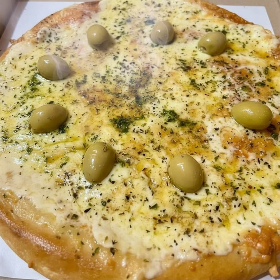 Pizza al molde con muzzarella premium